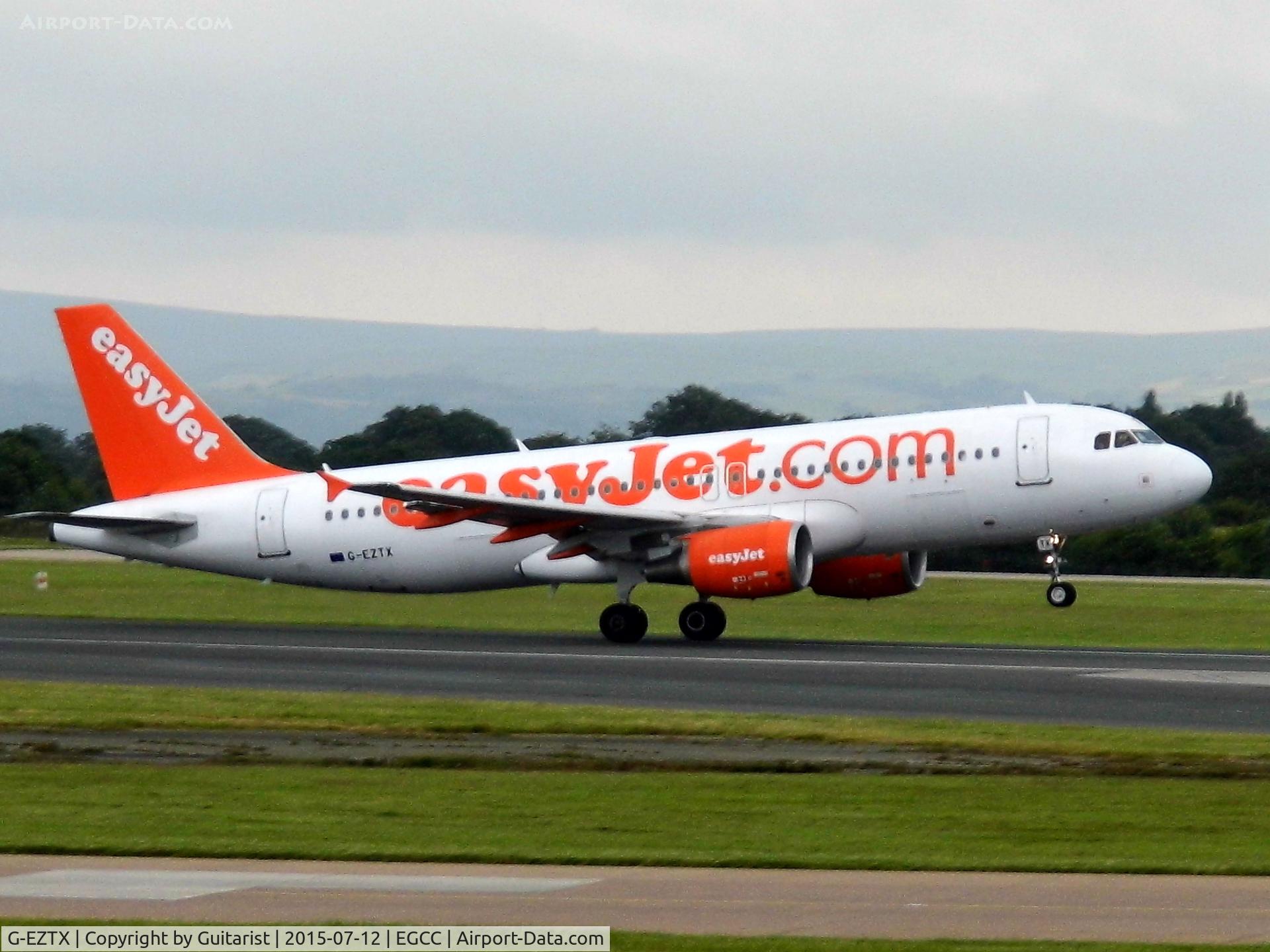 G-EZTX, 2010 Airbus A320-214 C/N 4286, At Manchester