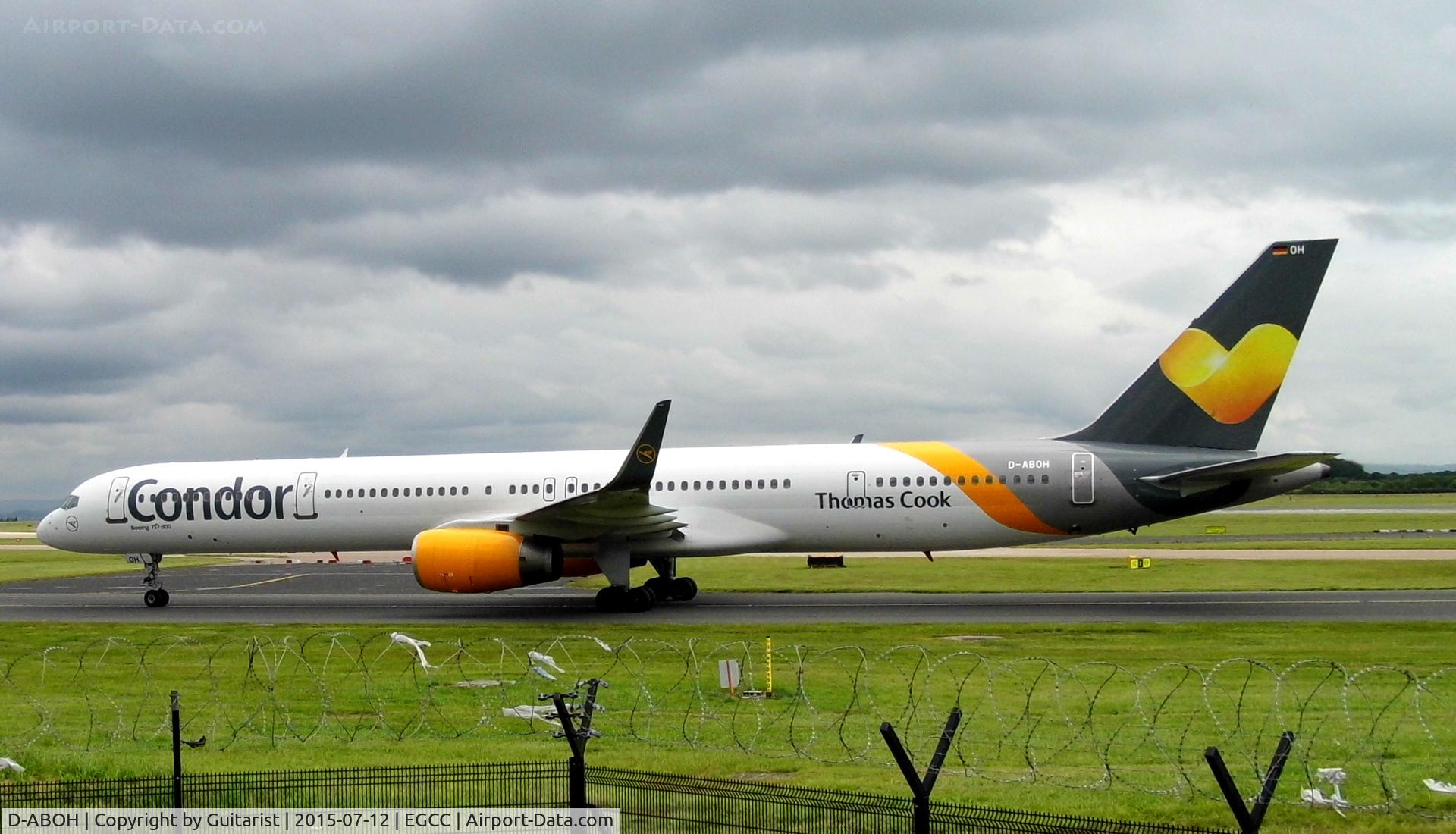 D-ABOH, 1999 Boeing 757-330 C/N 30030, At Manchester