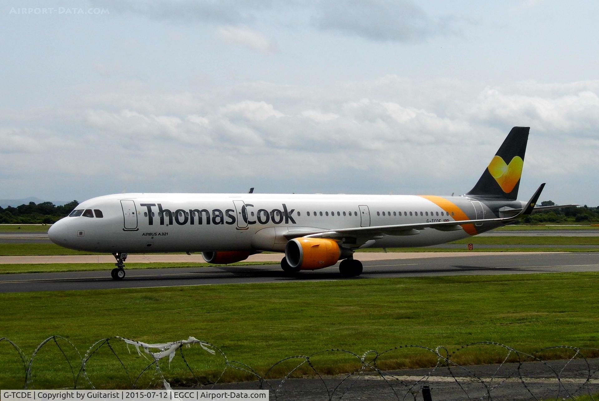G-TCDE, 2014 Airbus A321-211 C/N 6056, At Manchester