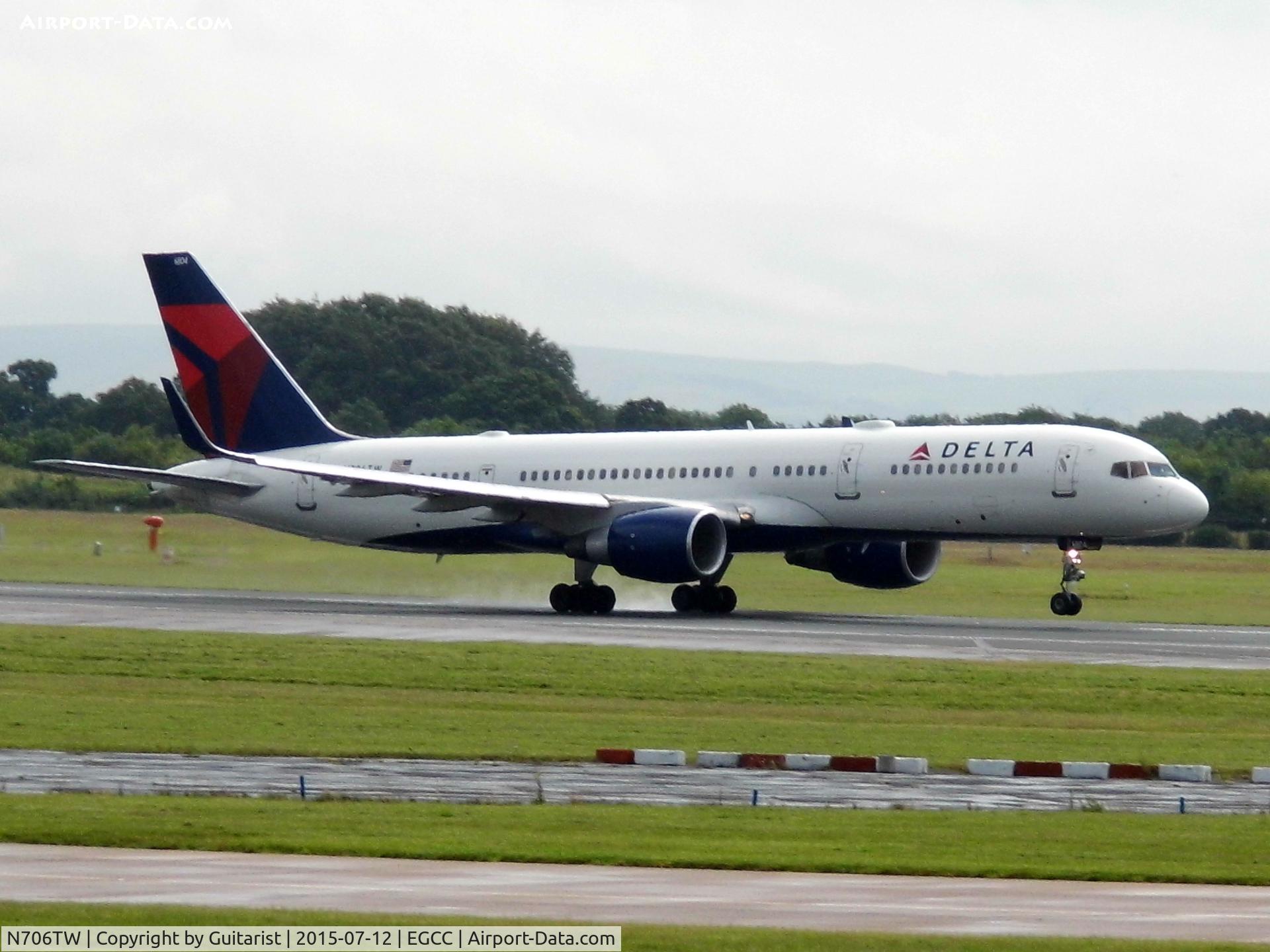 N706TW, 1997 Boeing 757-2Q8 C/N 28165, At Manchester