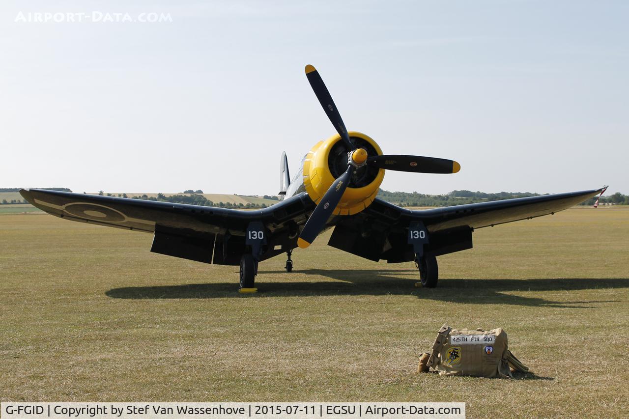 G-FGID, 1945 Goodyear FG-1D Corsair C/N 3111, Flying Legends Duxford 2015.