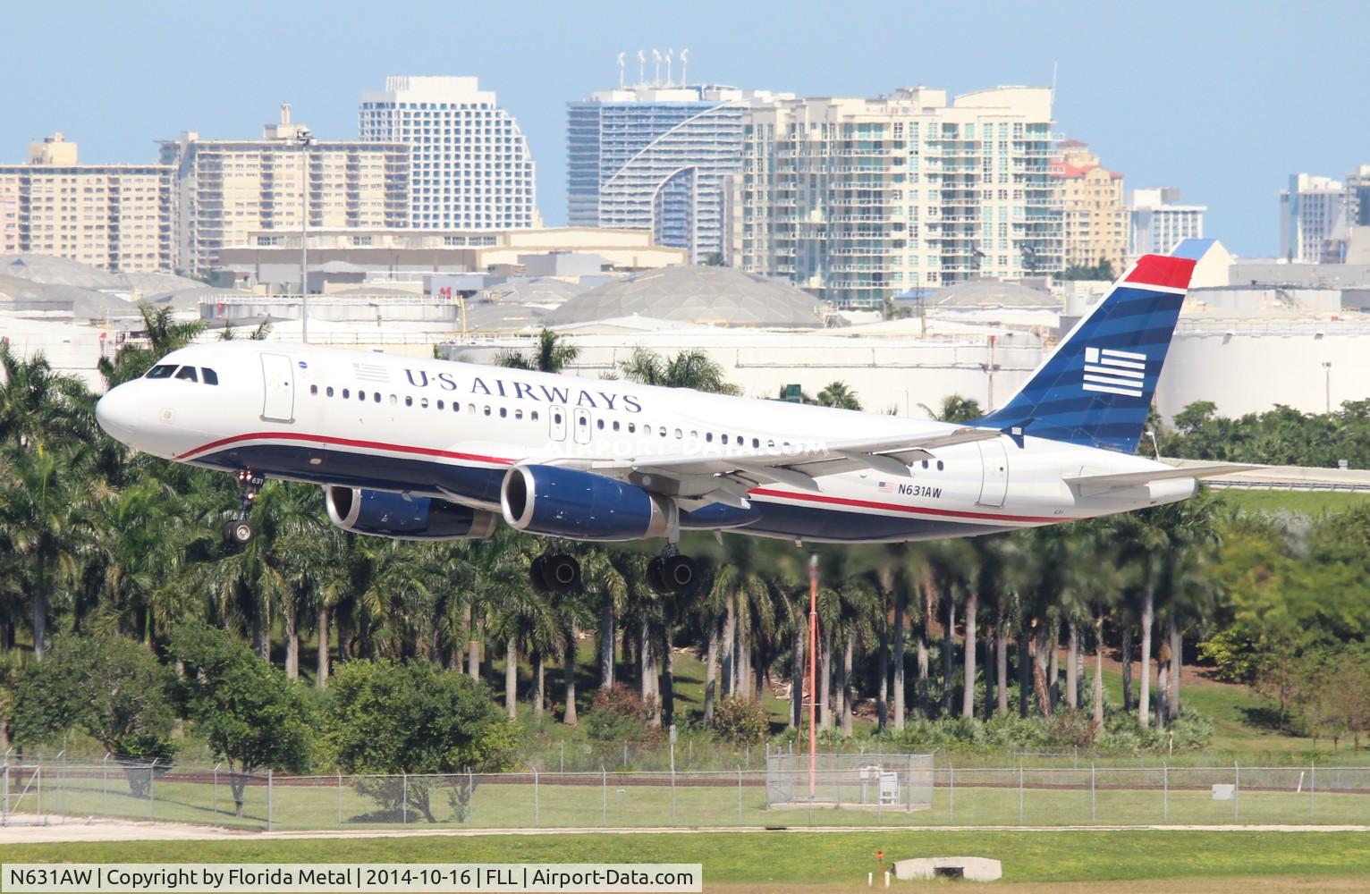 N631AW, 1990 Airbus A320-231 C/N 77, USAirways