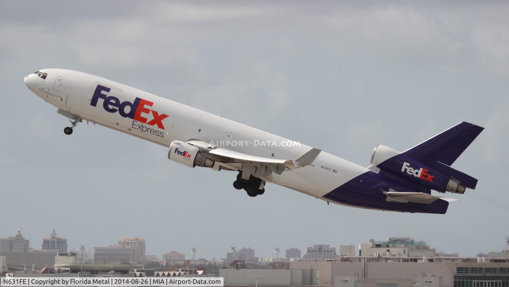 N631FE, 1991 McDonnell Douglas MD-11F C/N 48454, Fed Ex