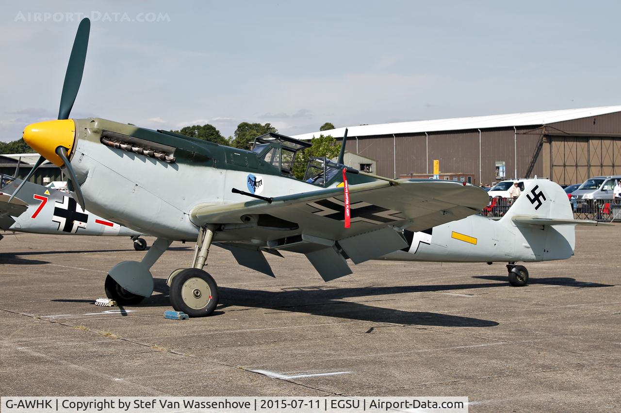 G-AWHK, 1949 Hispano HA-1112-M1L Buchon C/N 172, Flying Legends Duxford 2015.