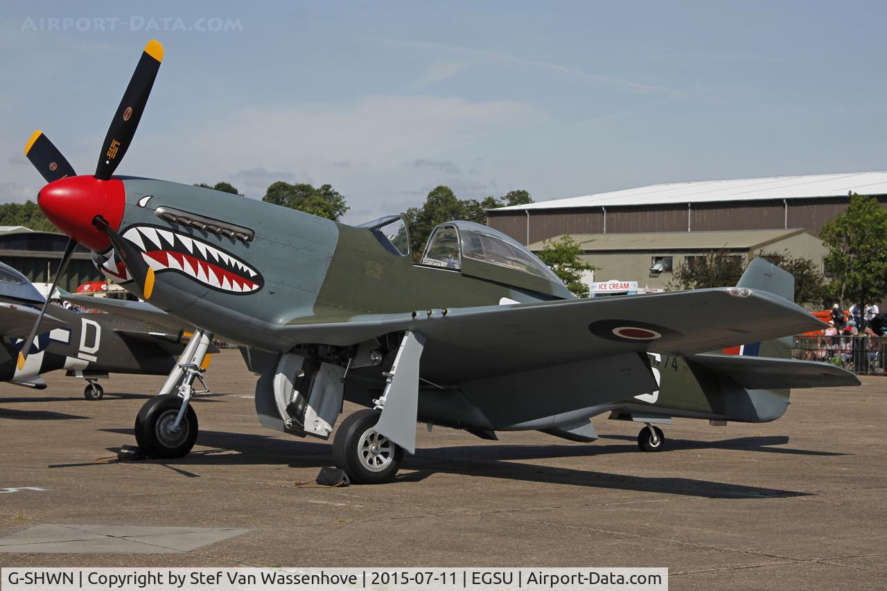 G-SHWN, 1944 North American P-51D Mustang C/N 122-40417, Flying Legends Duxford 2015.