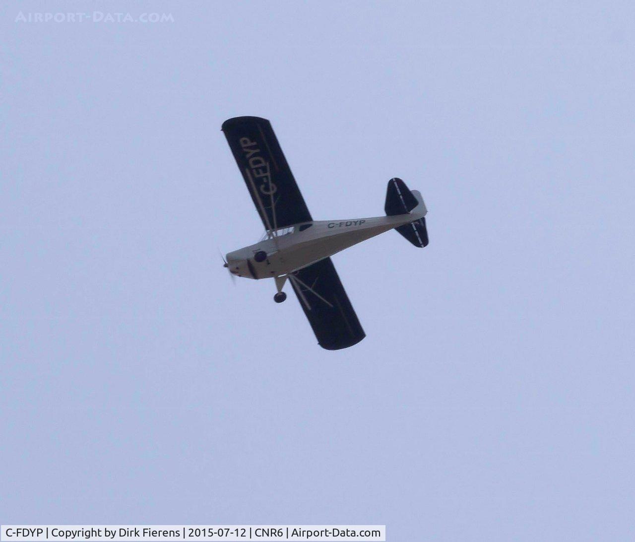 C-FDYP, 1947 Fleet 80 Canuck C/N 082, Flying over Carleton Place, Ont
