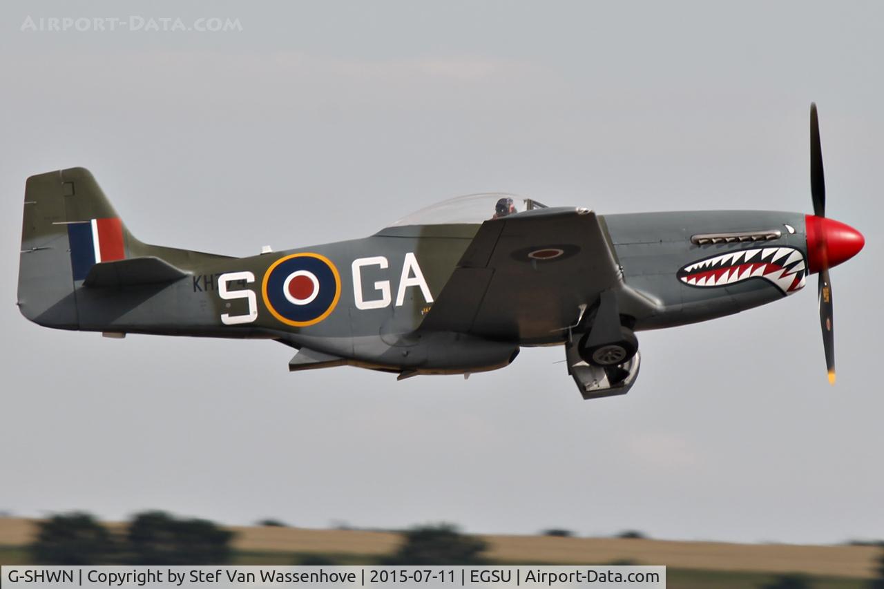 G-SHWN, 1944 North American P-51D Mustang C/N 122-40417, Flying Legends Duxford 2015.