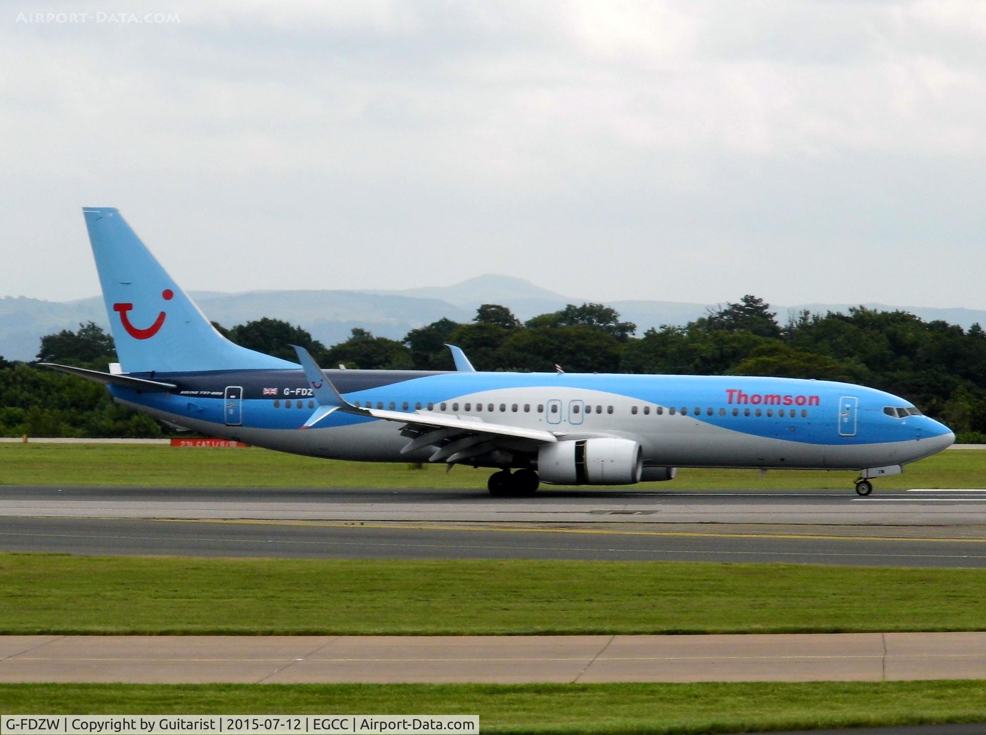 G-FDZW, 2011 Boeing 737-8K5 C/N 37254, At Manchester