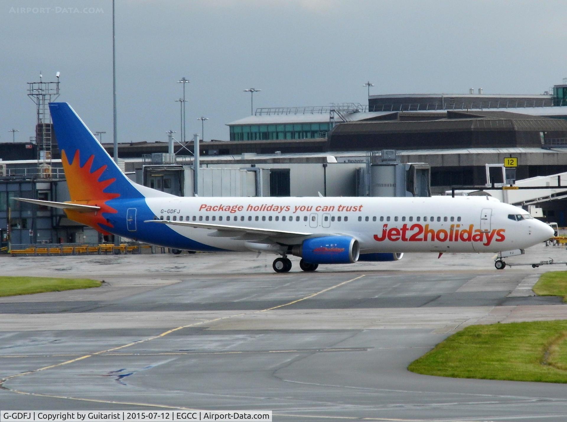 G-GDFJ, 2000 Boeing 737-804 C/N 28229, At Manchester