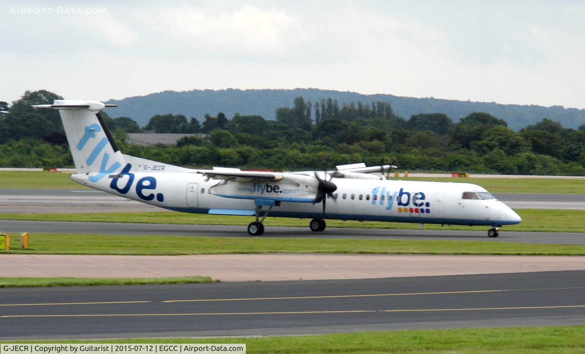 G-JECR, 2006 De Havilland Canada DHC-8-402Q Dash 8 C/N 4139, At Manchester
