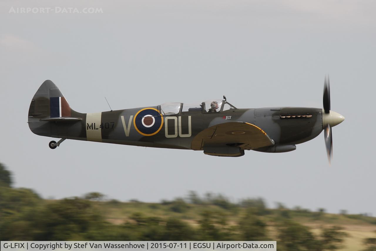 G-LFIX, 1944 Supermarine 509 Spitfire LF.IX (T.IX) C/N CBAF.8463, Flying Legends Duxford 2015.