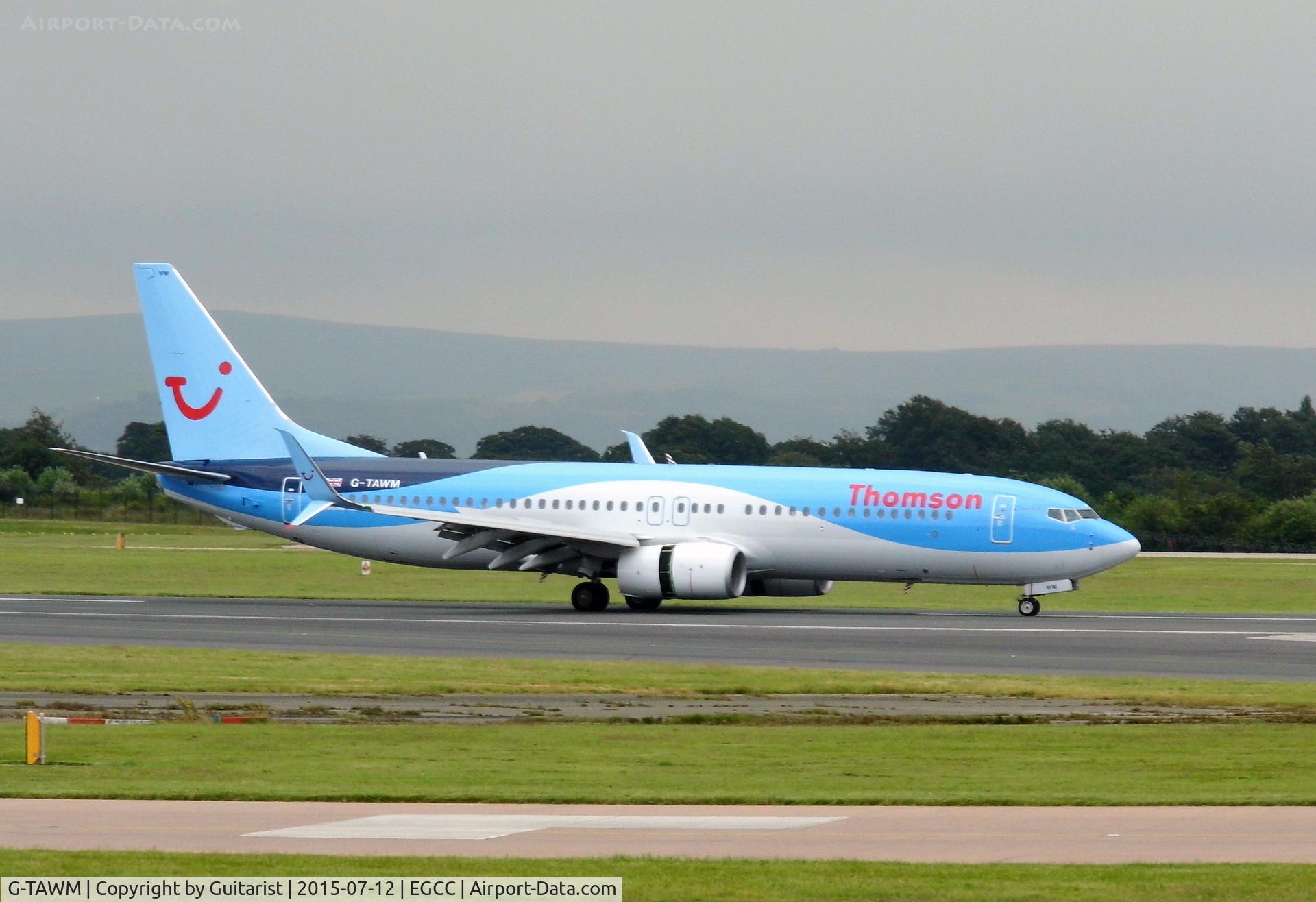 G-TAWM, 2013 Boeing 737-8K5 C/N 37249, At Manchester