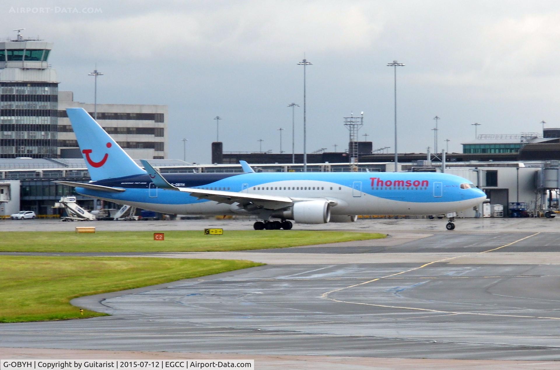 G-OBYH, 1999 Boeing 767-304/ER C/N 28883, At Manchester