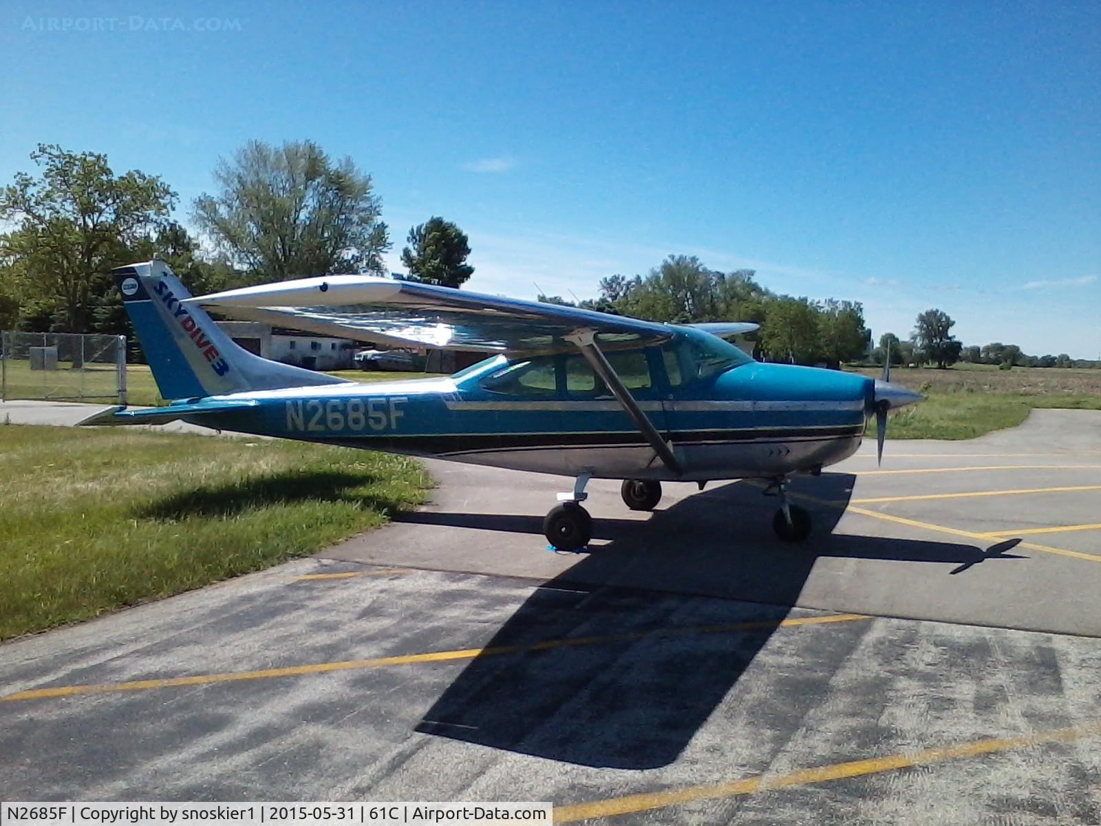 N2685F, 1965 Cessna 182J Skylane C/N 18256785, Annual Wings & Wheels Fly-In Breakfast