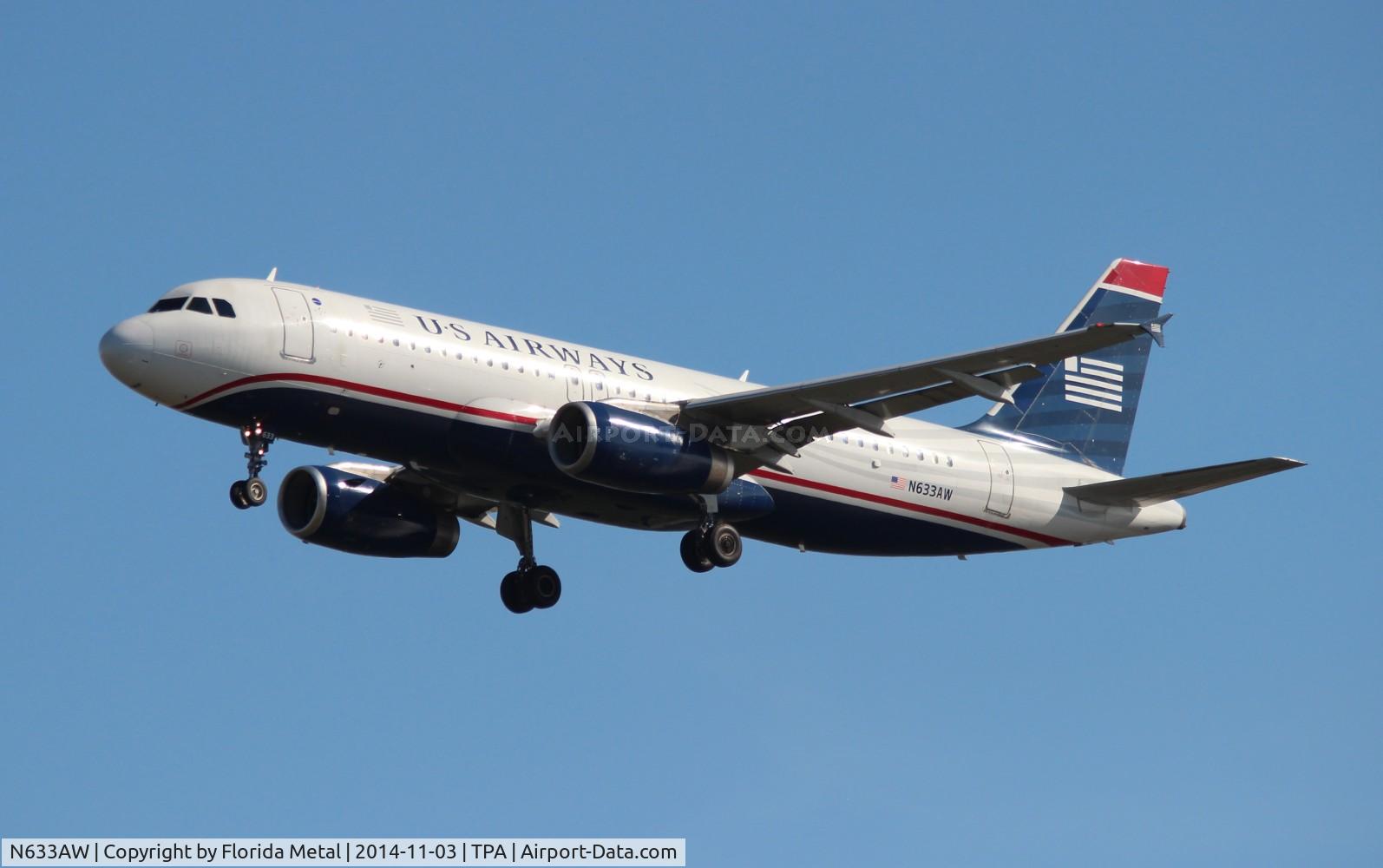 N633AW, 1989 Airbus A320-231 C/N 82, USAirways