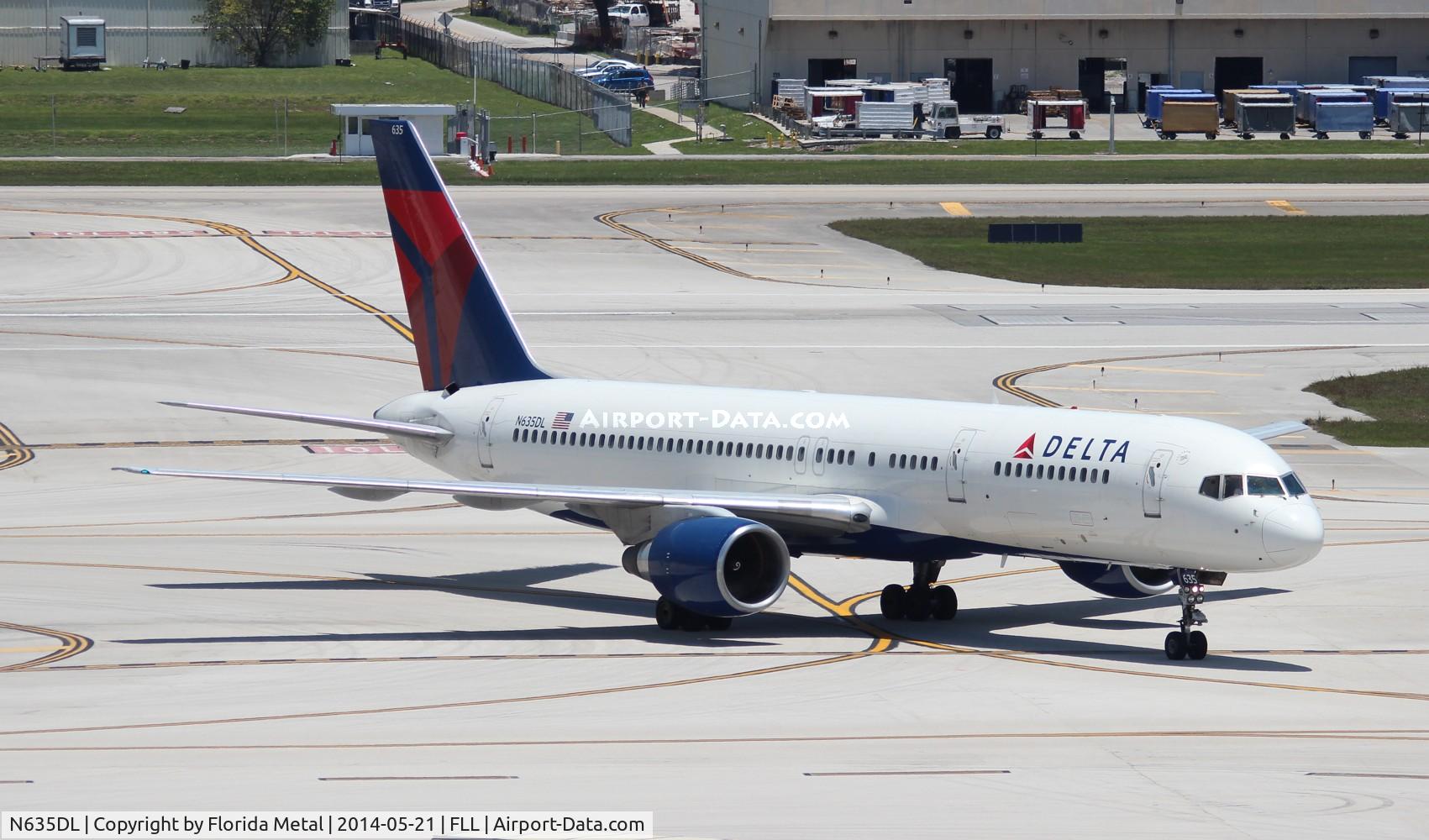 N635DL, 1988 Boeing 757-232 C/N 23762, Delta