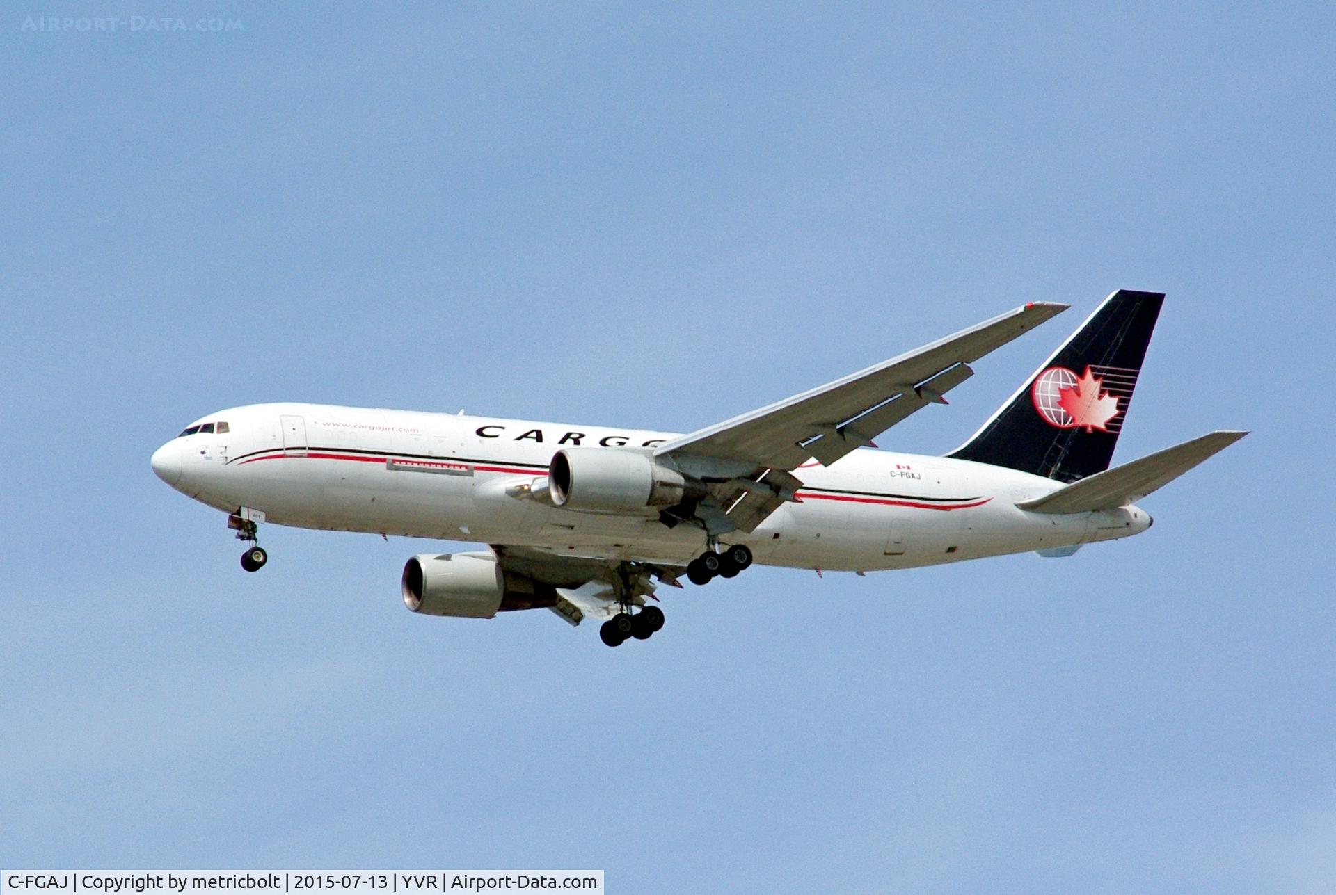 C-FGAJ, 1985 Boeing 767-223 C/N 22319, Arrival from YYC
