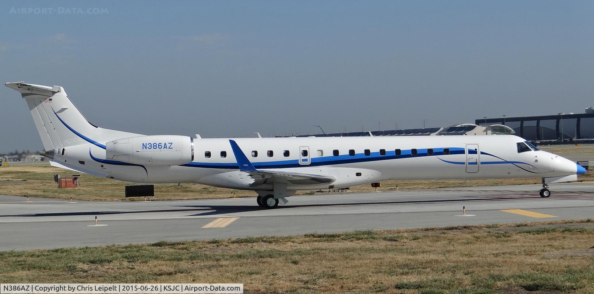 N386AZ, 2012 Embraer ERJ-145XR (EMB-145XR) C/N 14501159, A 2012 Embraer ERJ-145XR getting ready to depart to Mather, CA at San Jose International Airport, CA.