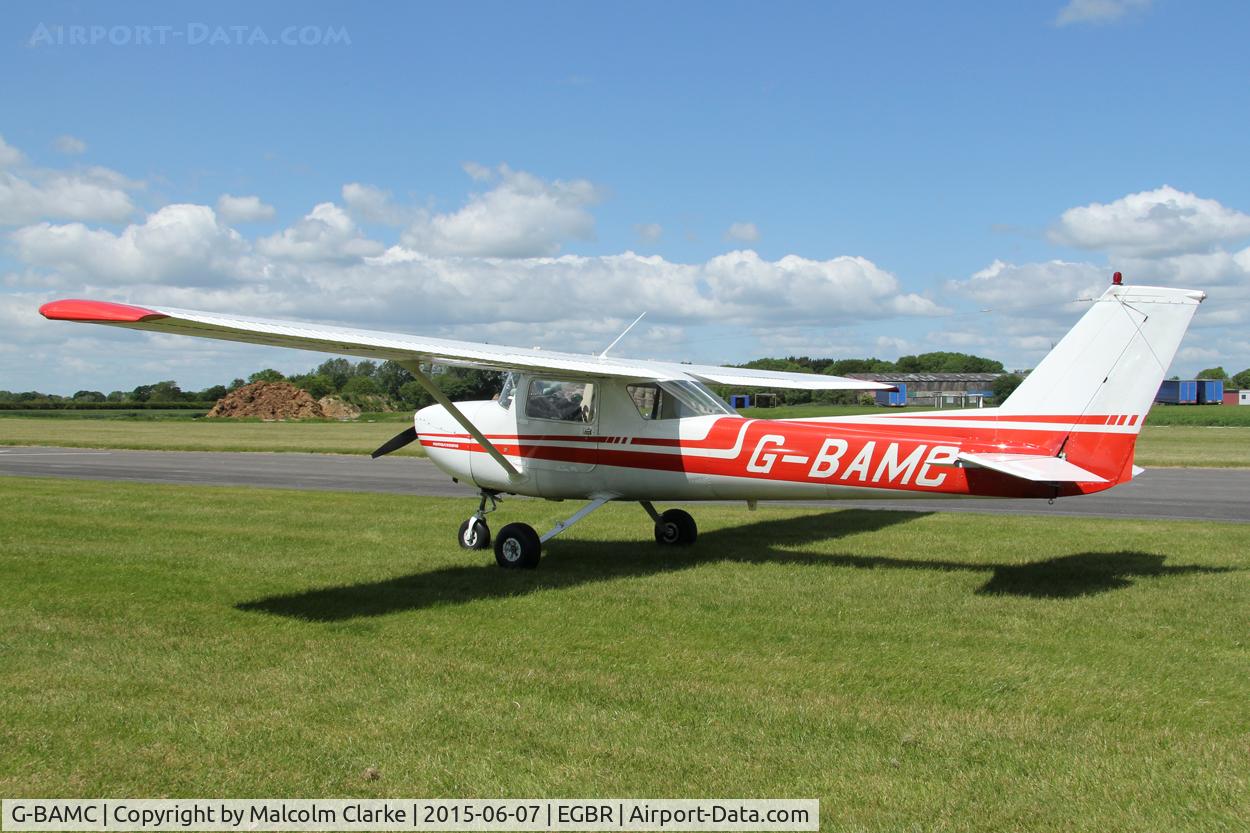 G-BAMC, 1973 Reims F150L C/N 0892, Reims F150L at The Real Aeroplane Club's Radial Engine Aircraft Fly-In, Breighton Airfield, June 7th 2015.