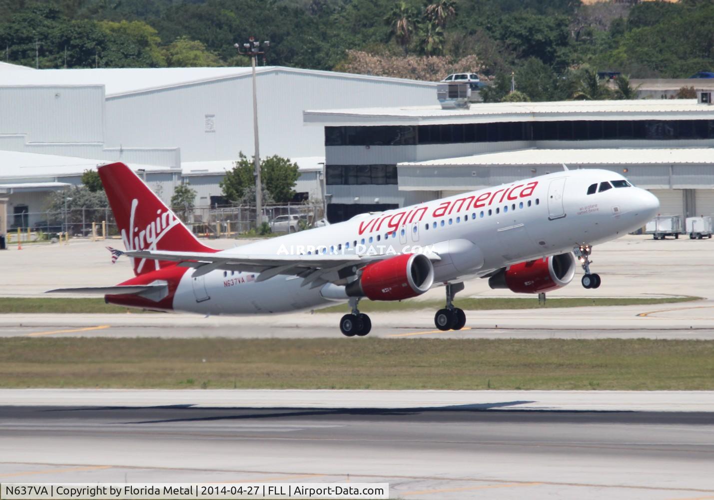 N637VA, 2008 Airbus A320-214 C/N 3465, Virgin America