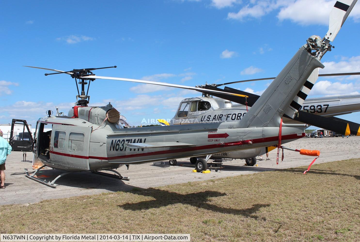 N637WN, 1972 Bell UH-1H Iroquois C/N 13336, UH-1H