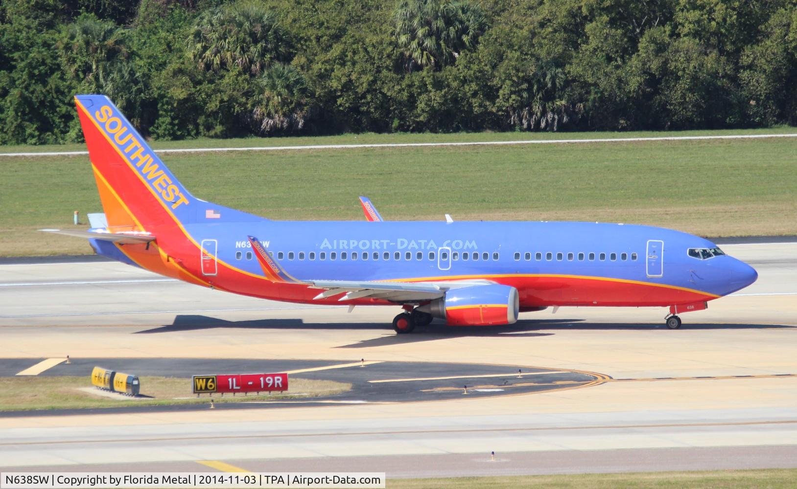 N638SW, 1996 Boeing 737-3H4 C/N 27711, Southwest