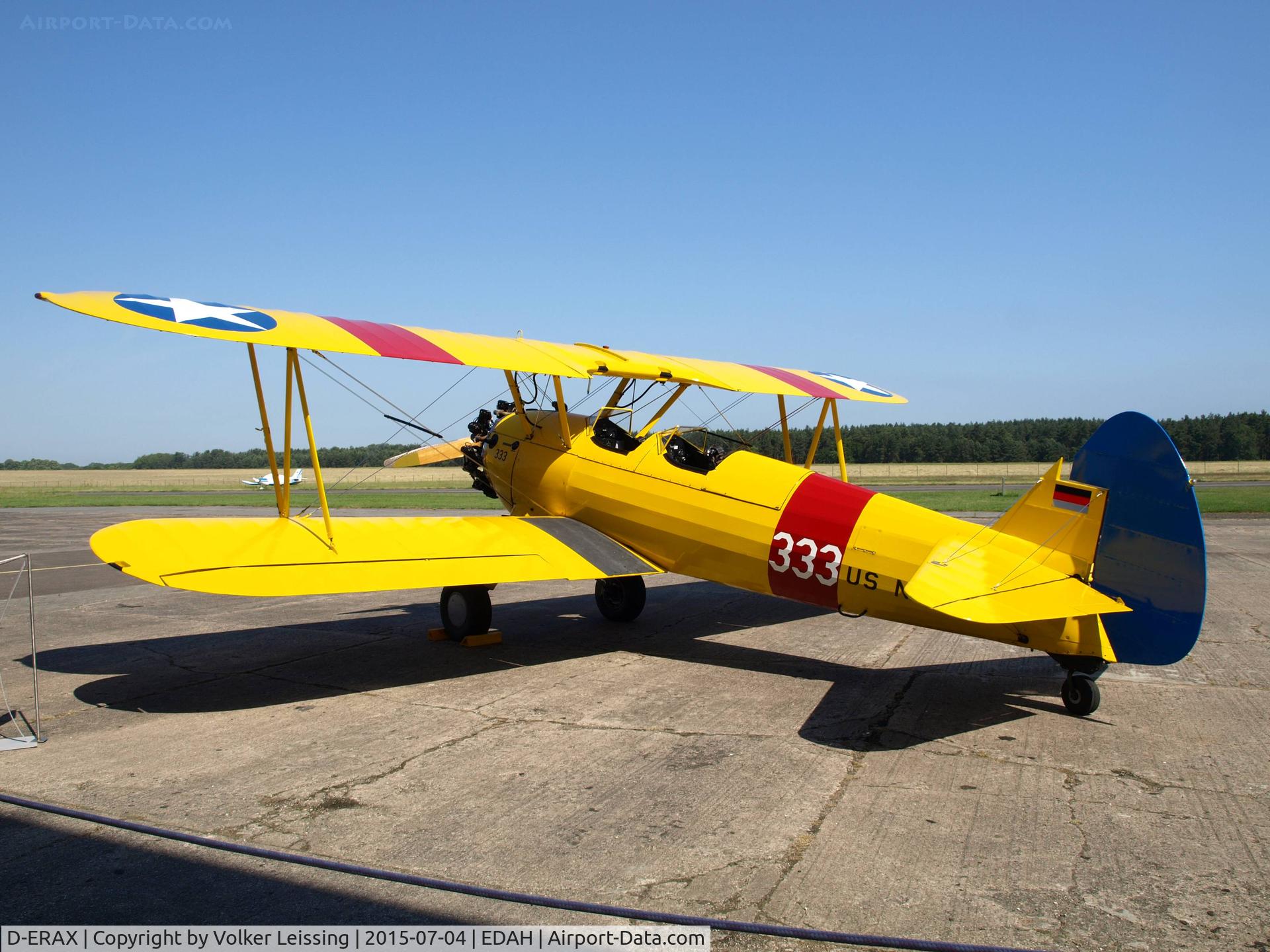 D-ERAX, 1941 Boeing A75N1 C/N 75-7073, parking