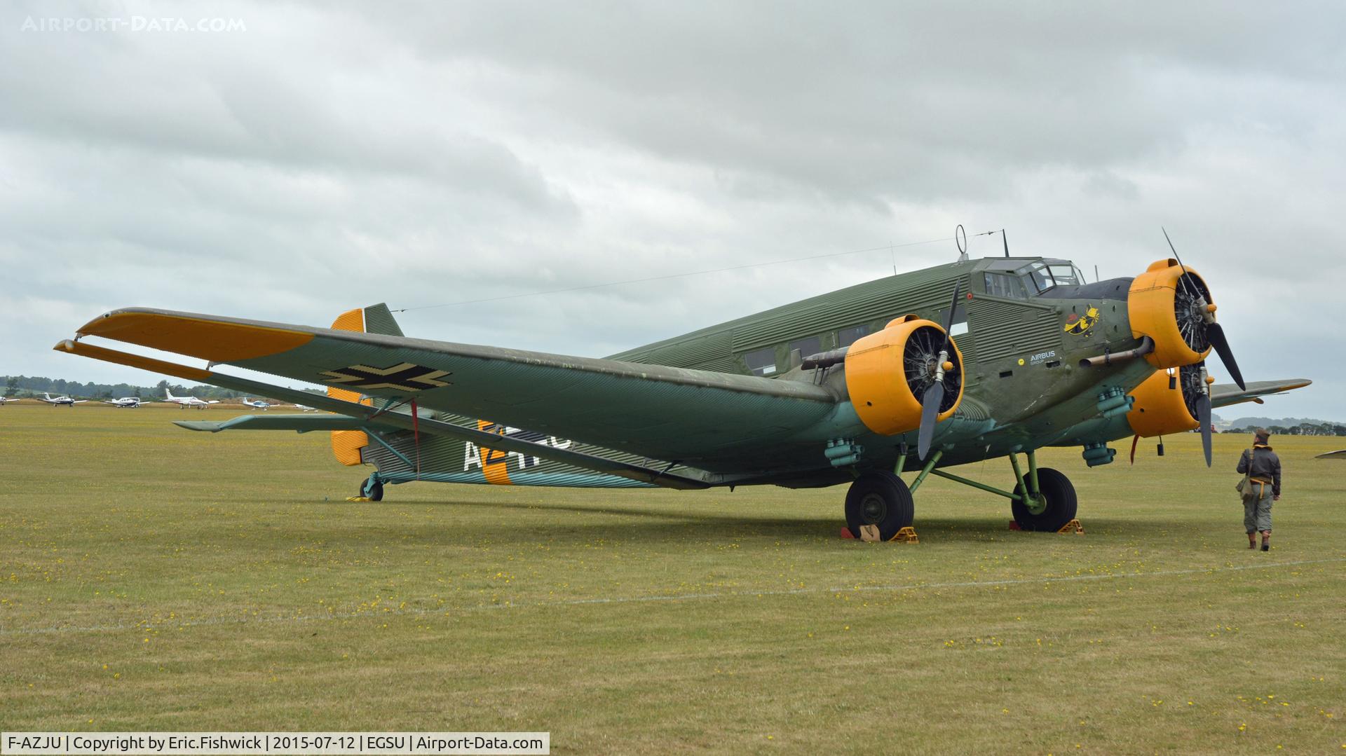 F-AZJU, 1952 Junkers (CASA) 352L (Ju-52) C/N 103, 3. F-AZJU at The Flying Legends Air Show, Duxford - July 2015.