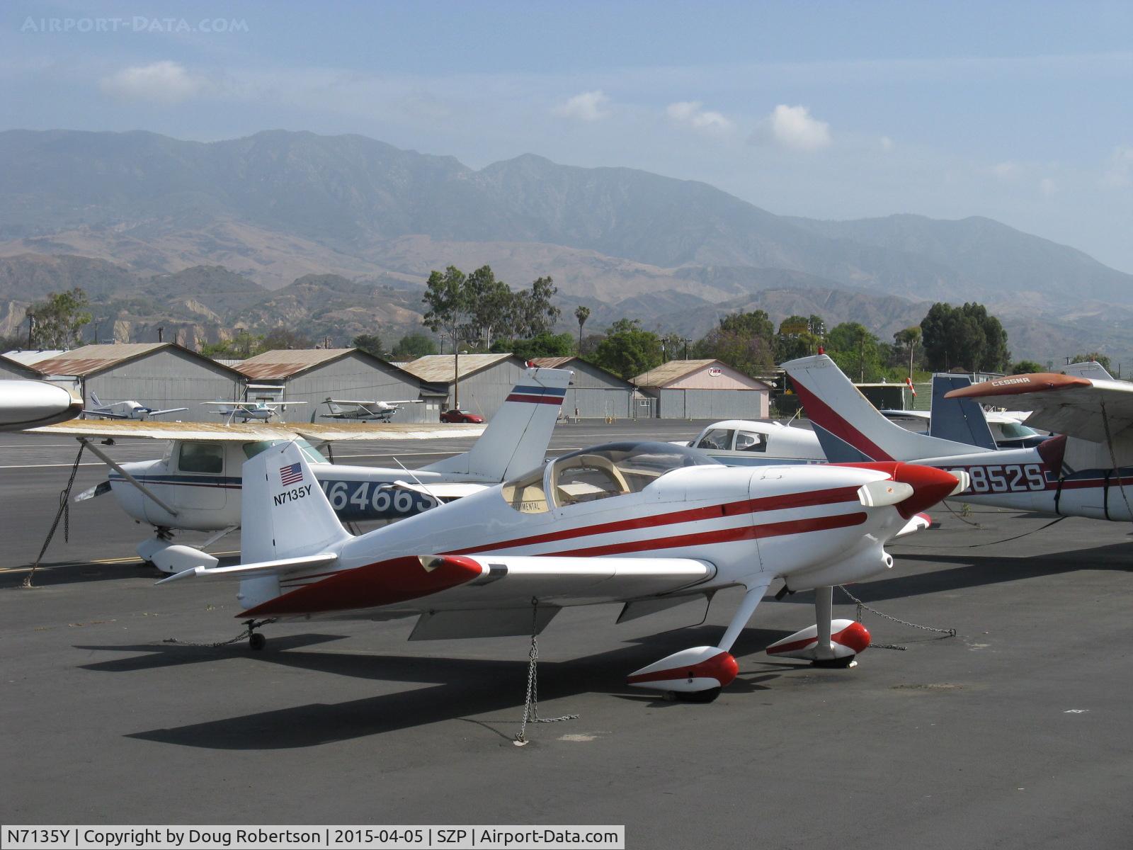 N7135Y, Vans RV-6 C/N 20210, Pederson VAN's RV-6