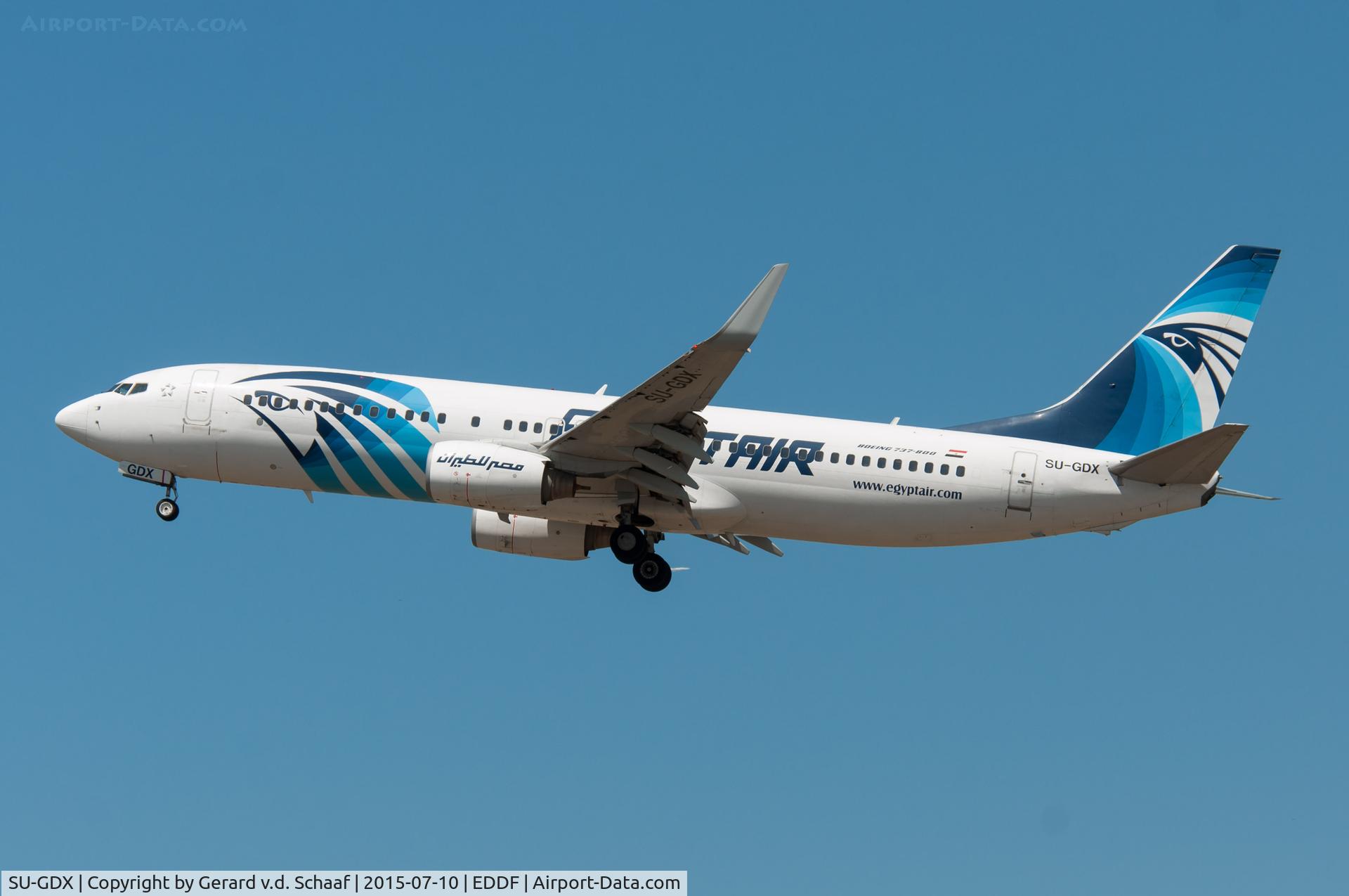 SU-GDX, 2010 Boeing 737-866 C/N 40757, Frankfurt, July 2015