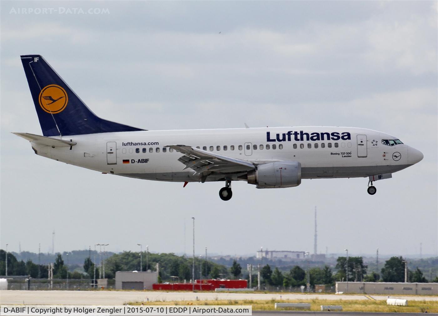 D-ABIF, 1991 Boeing 737-530 C/N 24820, Still alive and floating down to LEJ again: Lufthansa´s LANDAU on very final.