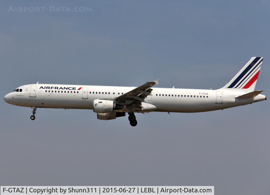 F-GTAZ, 2011 Airbus A321-212 C/N 4901, Landing rwy 25R in new c/s