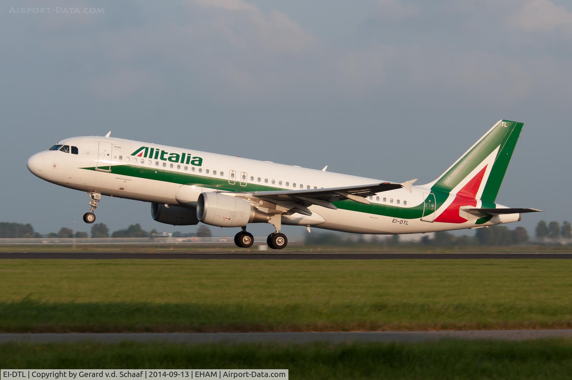 EI-DTL, 2009 Airbus A320-216 C/N 4108, Schiphol, September 2014
