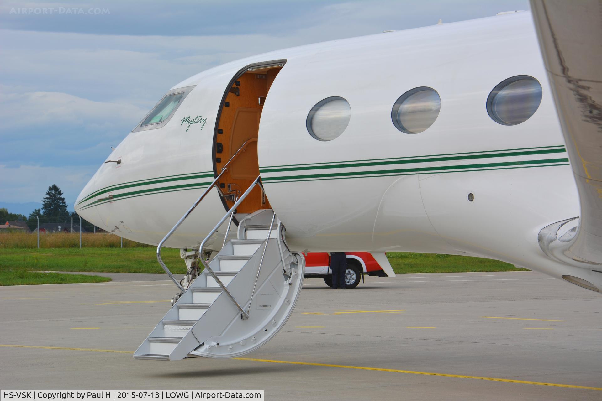 HS-VSK, 2013 Gulfstream Aerospace G650 (G-VI) C/N 6023, Gulfstream G650 at LOWG, Graz
