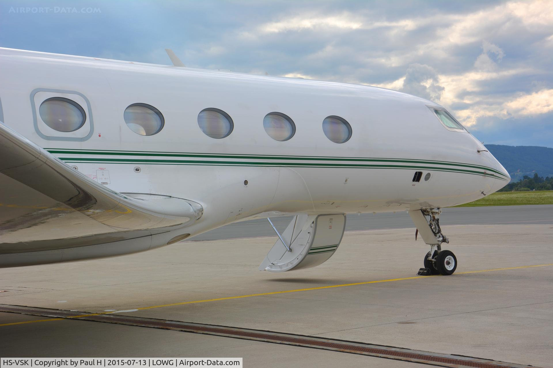 HS-VSK, 2013 Gulfstream Aerospace G650 (G-VI) C/N 6023, At LOWG
