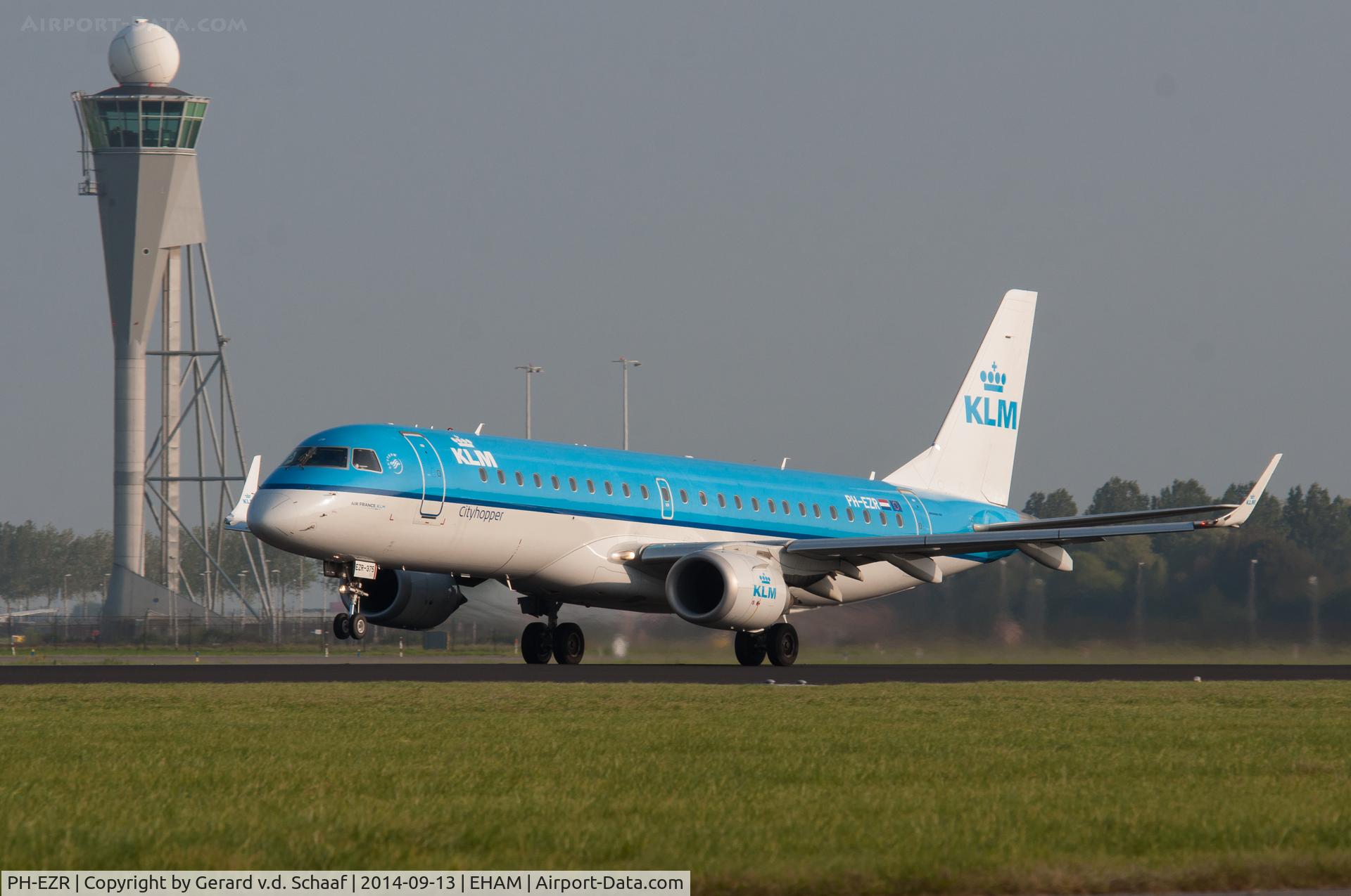 PH-EZR, 2010 Embraer 190LR (ERJ-190-100LR) C/N 19000375, Schiphol, September 2014