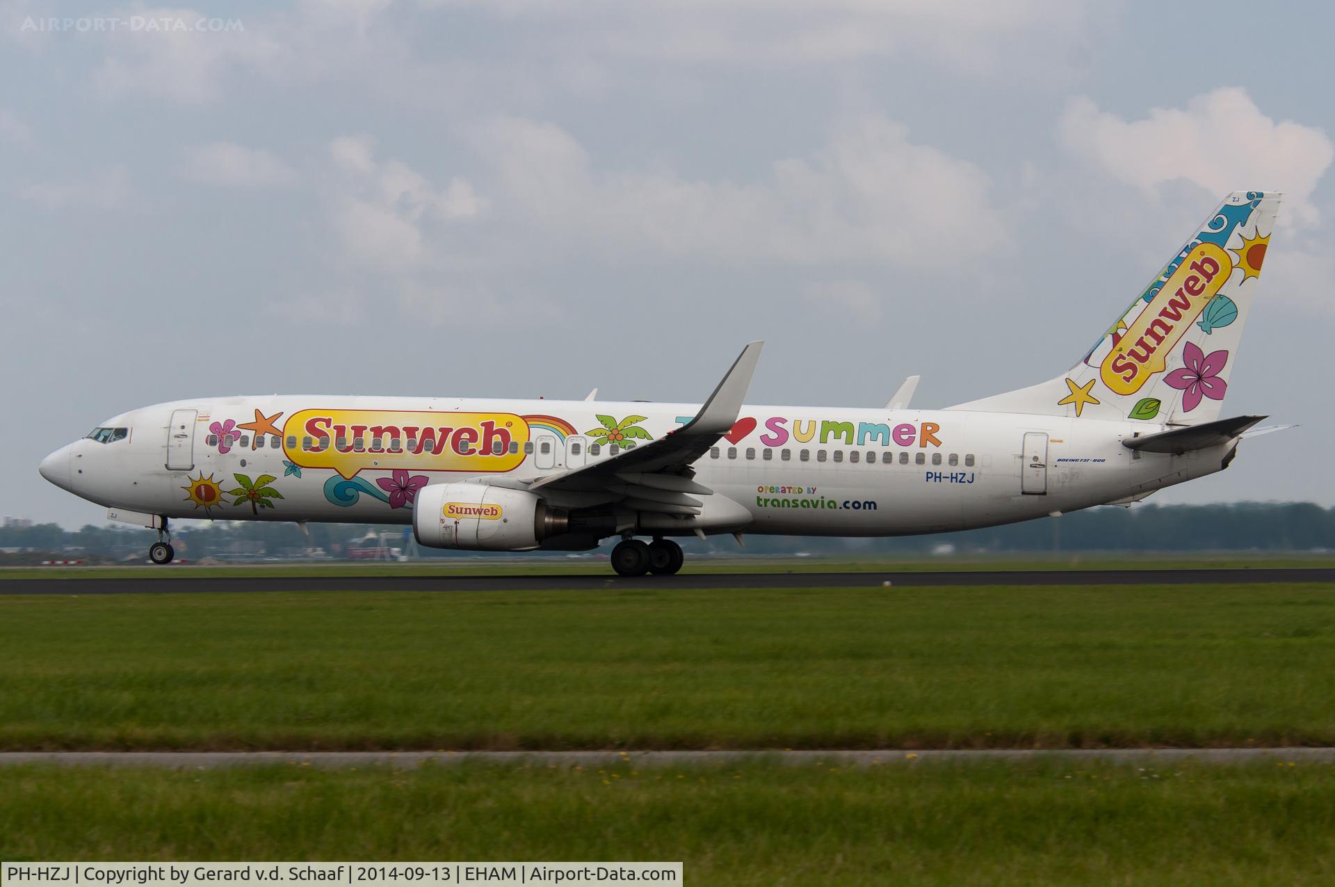 PH-HZJ, 2000 Boeing 737-8K2 C/N 30389, Schiphol, September 2014