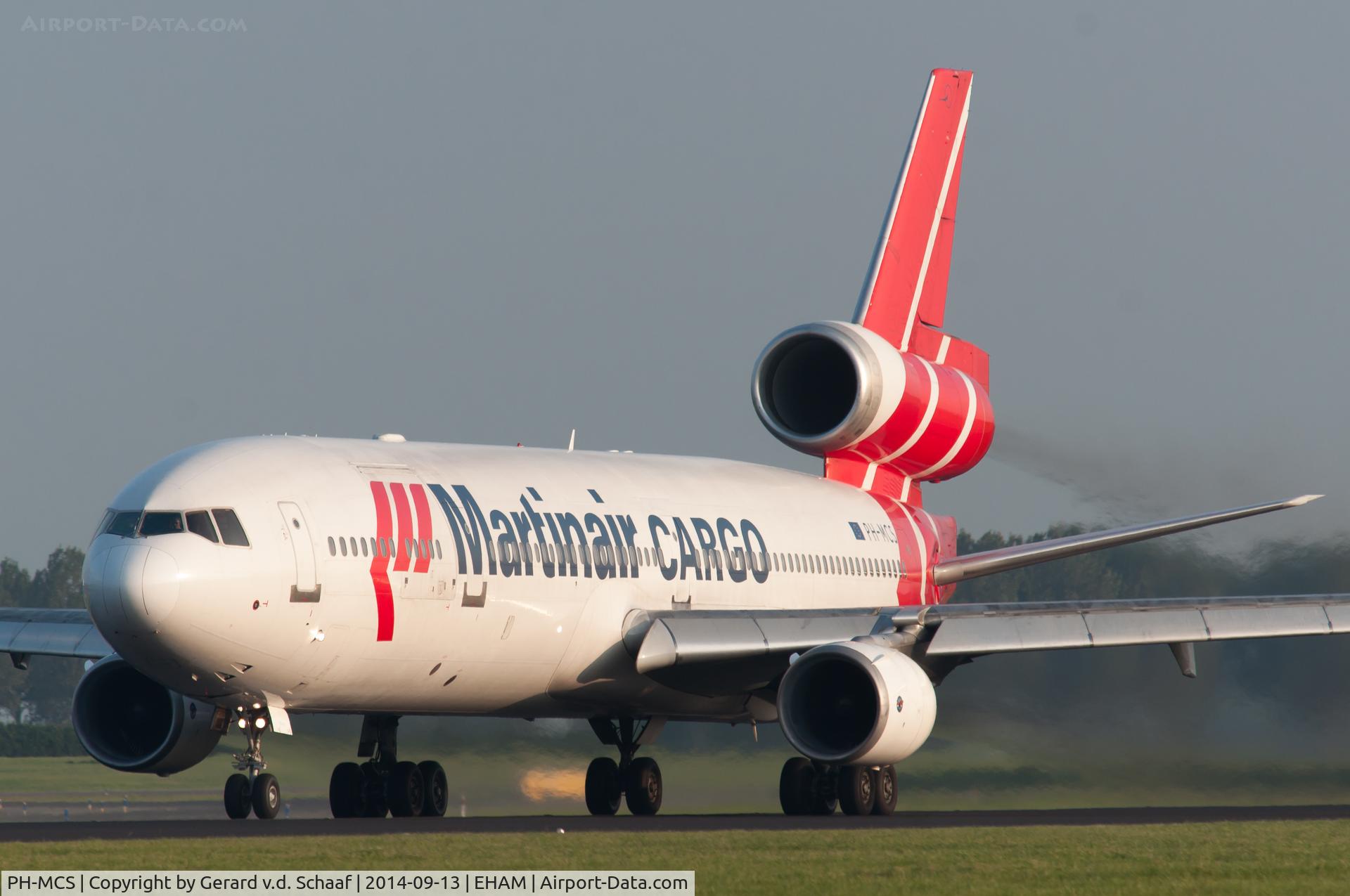PH-MCS, 1995 McDonnell Douglas MD-11F C/N 48618, Schiphol, September 2014