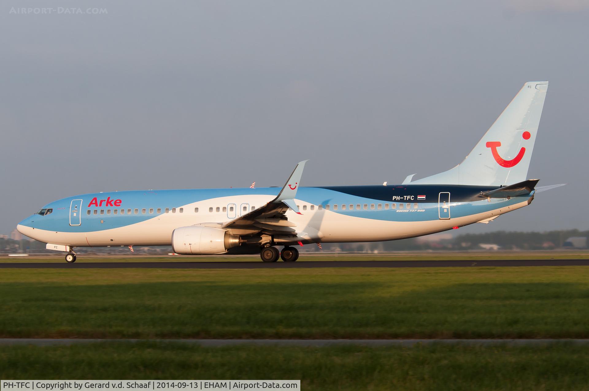PH-TFC, 2009 Boeing 737-8K5 C/N 35146, Schiphol, September 2014