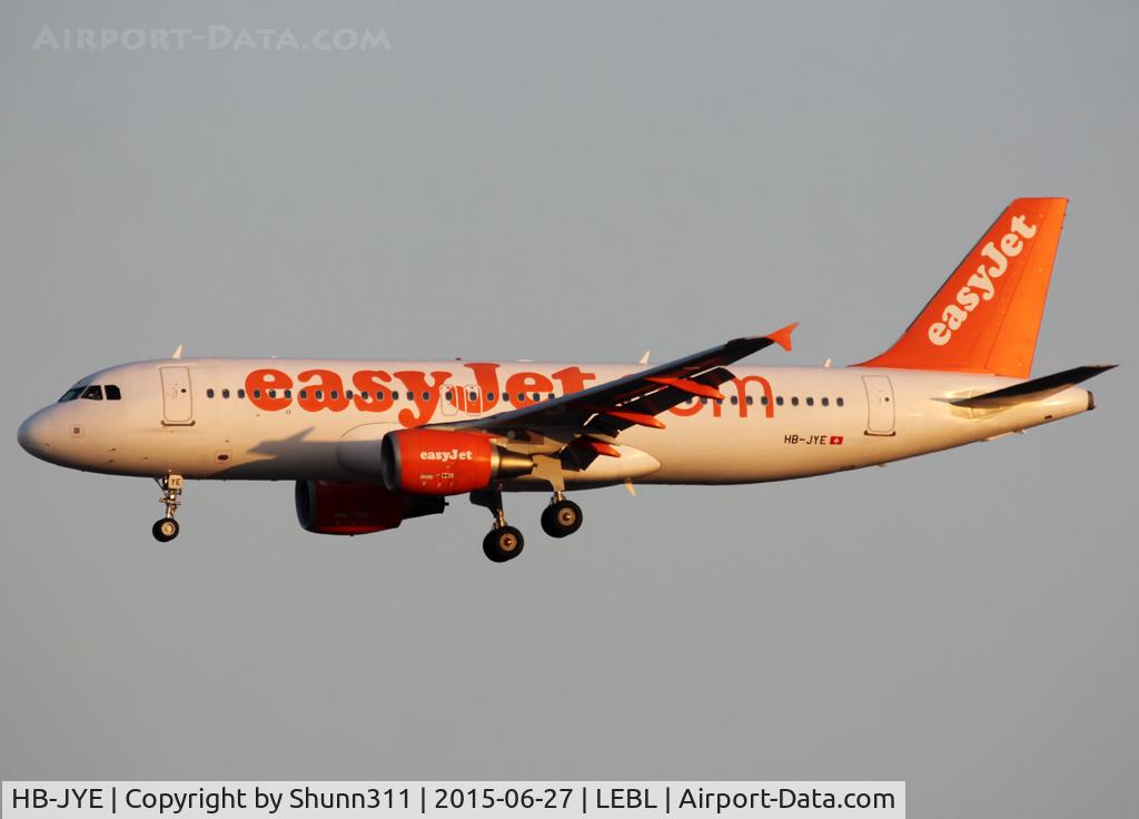 HB-JYE, 2009 Airbus A320-214 C/N 4006, Landing rwy 07L