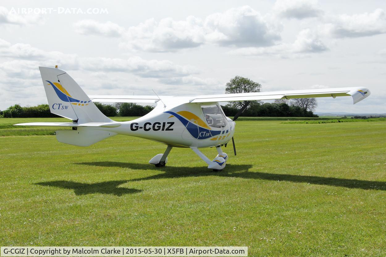 G-CGIZ, 2010 Flight Design CTSW C/N 8512, Flight Design CTSW at Fishburn Airfield, May 30th 2015.