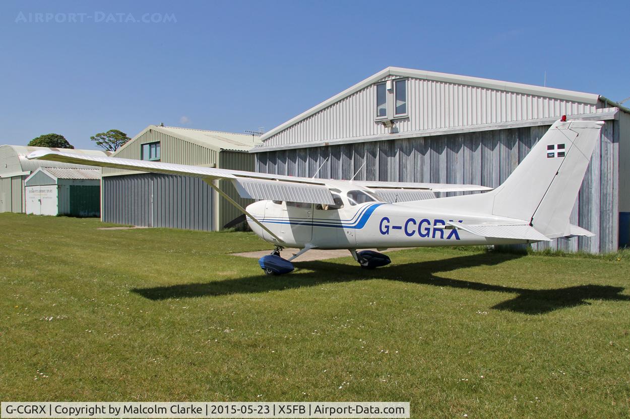 G-CGRX, 1976 Reims F172N Skyhawk Skyhawk C/N 1524, Reims F172M at Fishburn Airfield UK, May 23rd 2015.