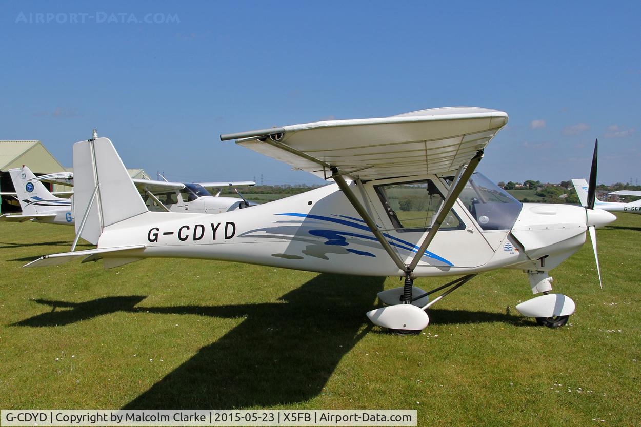 G-CDYD, 2006 Comco Ikarus C42 FB80 C/N 0604-6812, Ikarus C42 FB80 at Fishburn Airfield UK, May 23rd 2015.