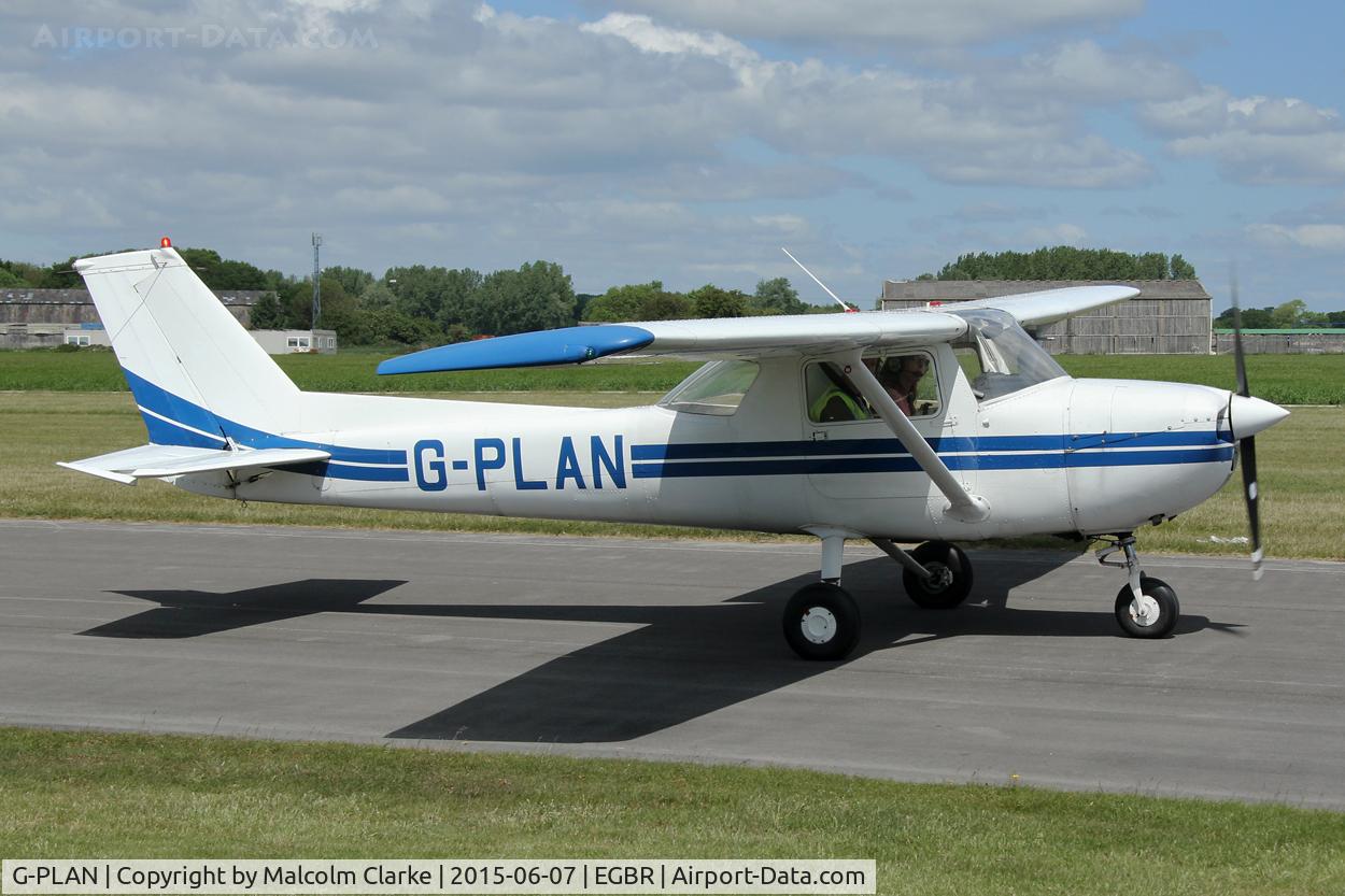 G-PLAN, 1974 Reims F150L C/N 1066, Reims F150L at The Real Aeroplane Club's Radial Engine Aircraft Fly-In, Breighton Airfield, June 7th 2015.