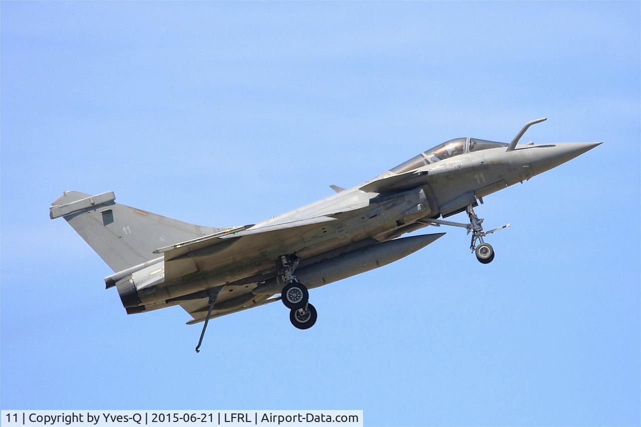 11, Dassault Rafale M C/N 11, French Naval Aviation Dassault Rafale M, On display, Lanvéoc-Poulmic (LFRL) Open day in june 2015