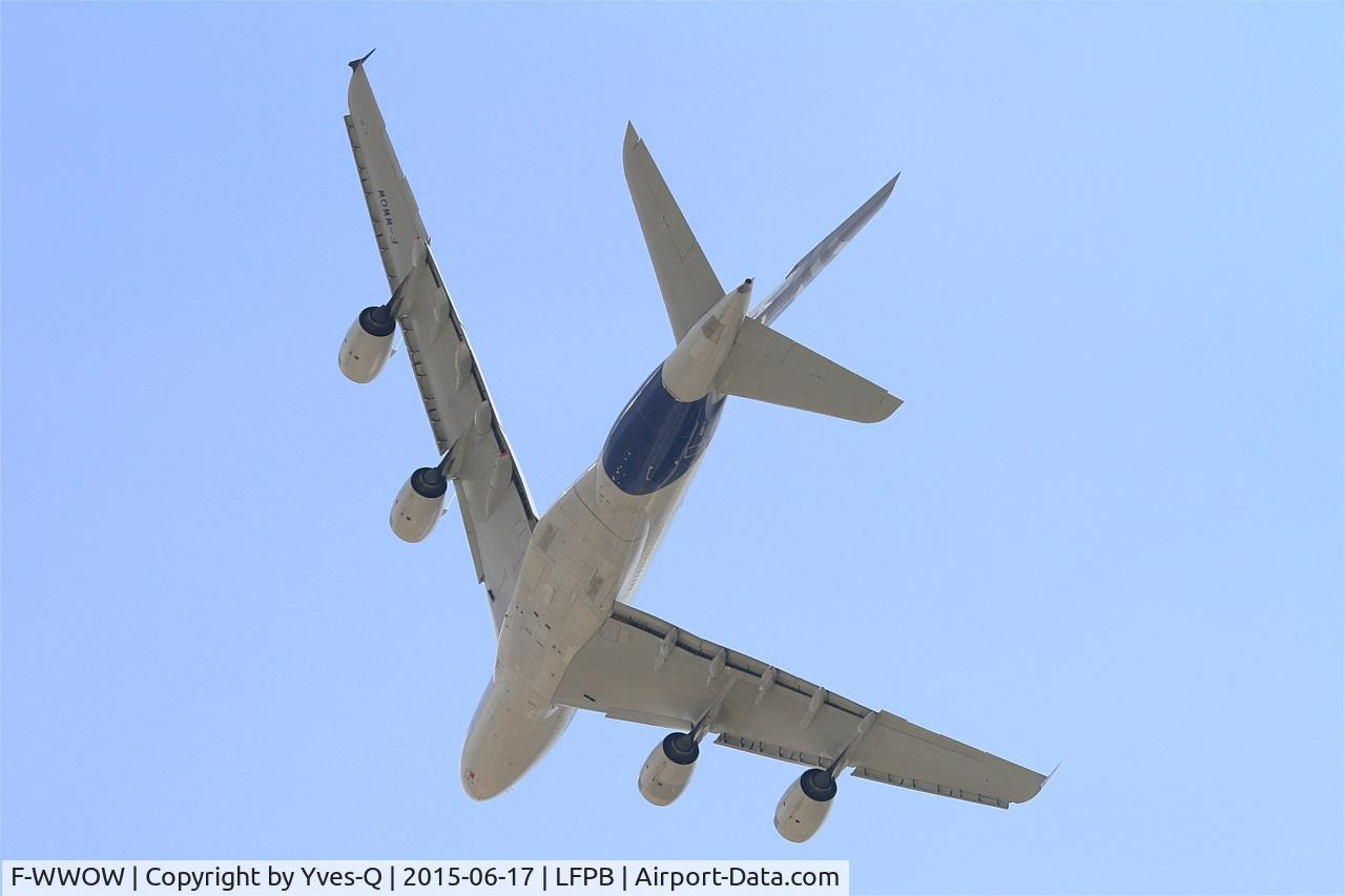 F-WWOW, 2005 Airbus A380-841 C/N 001, Airbus A380-841, On display, Paris-Le Bourget (LFPB-LBG) Air show 2015