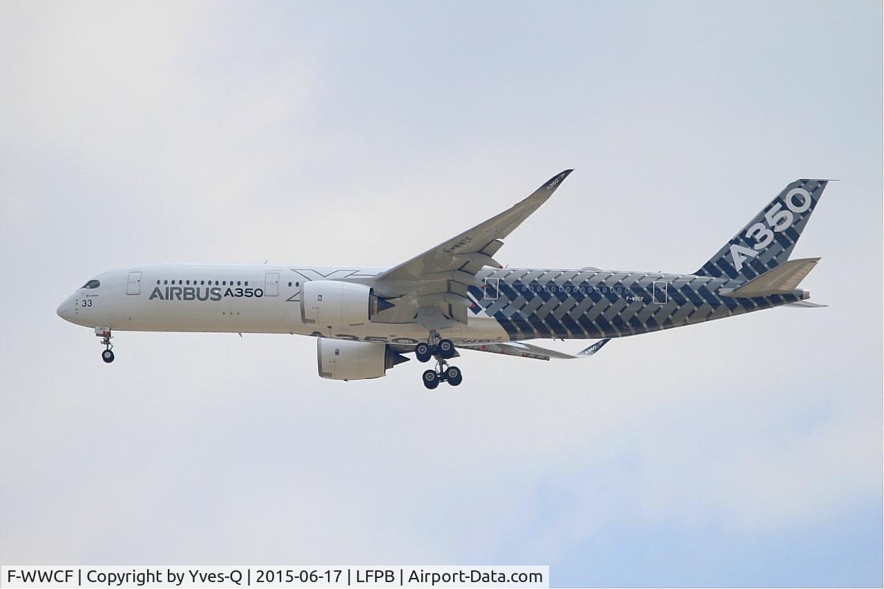 F-WWCF, 2013 Airbus A350-941 C/N 002, Airbus A350-941, On display, Paris-Le Bourget (LFPB-LBG) Air show 2015