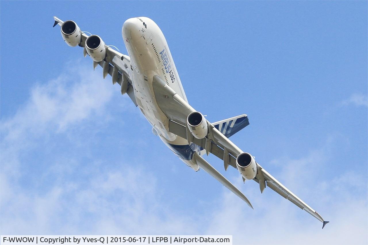 F-WWOW, 2005 Airbus A380-841 C/N 001, Airbus A380-841, On display, Paris-Le Bourget (LFPB-LBG) Air show 2015