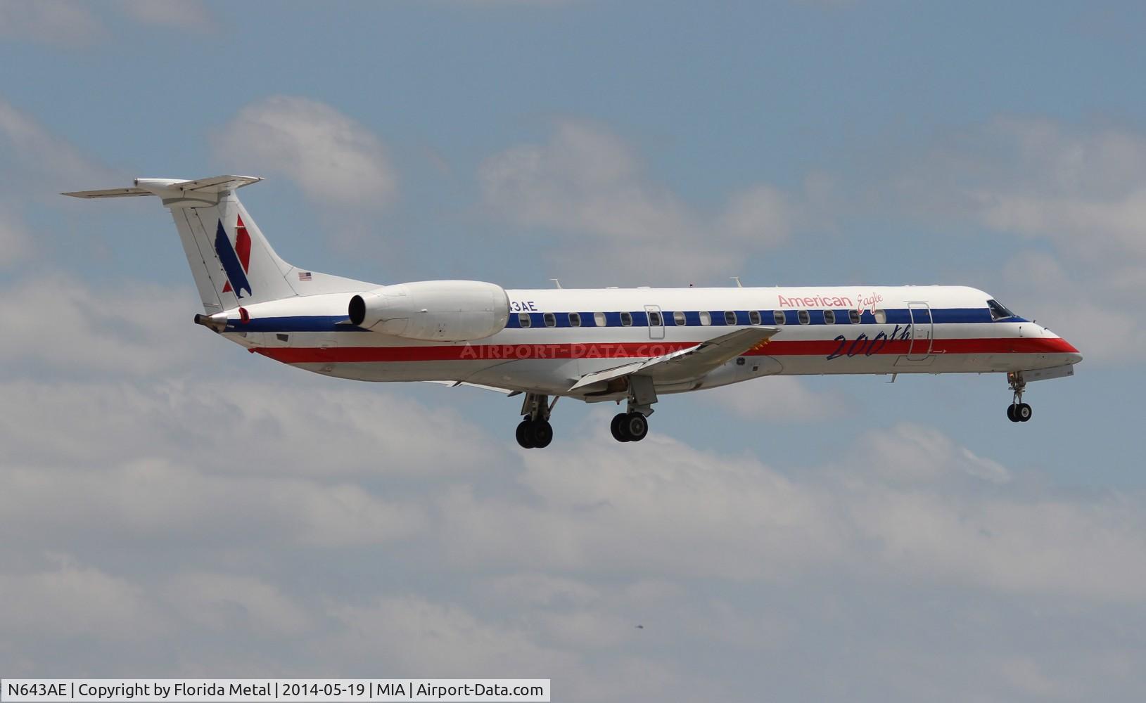 N643AE, 1999 Embraer ERJ-145LR (EMB-145LR) C/N 145200, Eagle