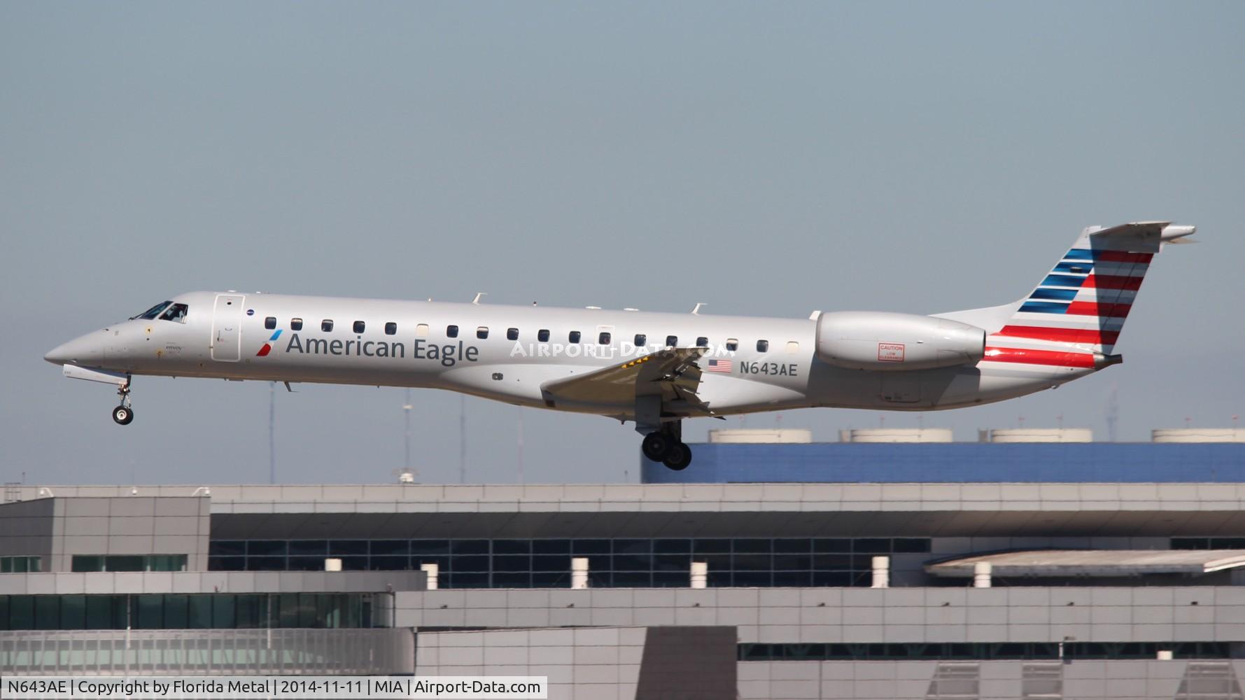 N643AE, 1999 Embraer ERJ-145LR (EMB-145LR) C/N 145200, Eagle
